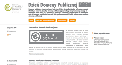 Desktop Screenshot of domenapubliczna.org