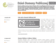 Tablet Screenshot of domenapubliczna.org